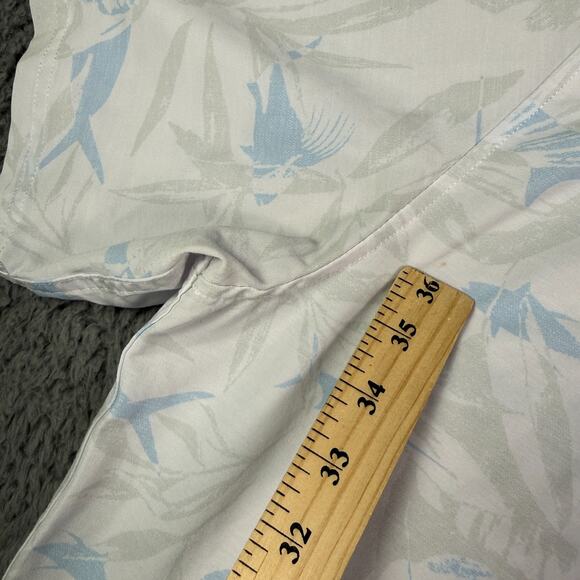 Huk Kona Shirt Mens 3XL White Fishing Performance Stretch Button Down Fish Print - Picture 9 of 13